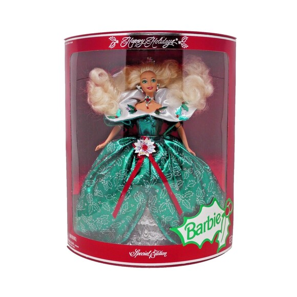 Mattel Happy Holidays Special Edition 1995 Barbie Doll NRFB - Picture 1 of 9